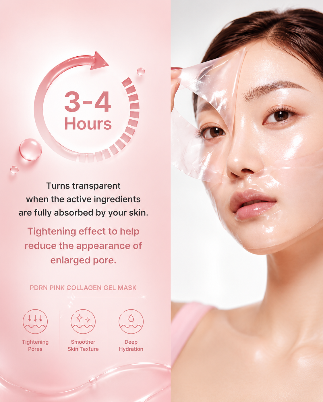 PDRN Pink Collagen Facial Mask