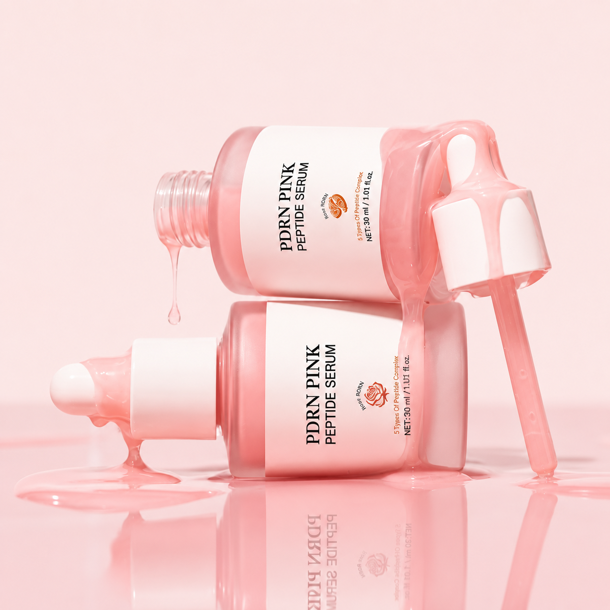 Pink Peptide Serum Moisturizing And Hydrating Facial Serum