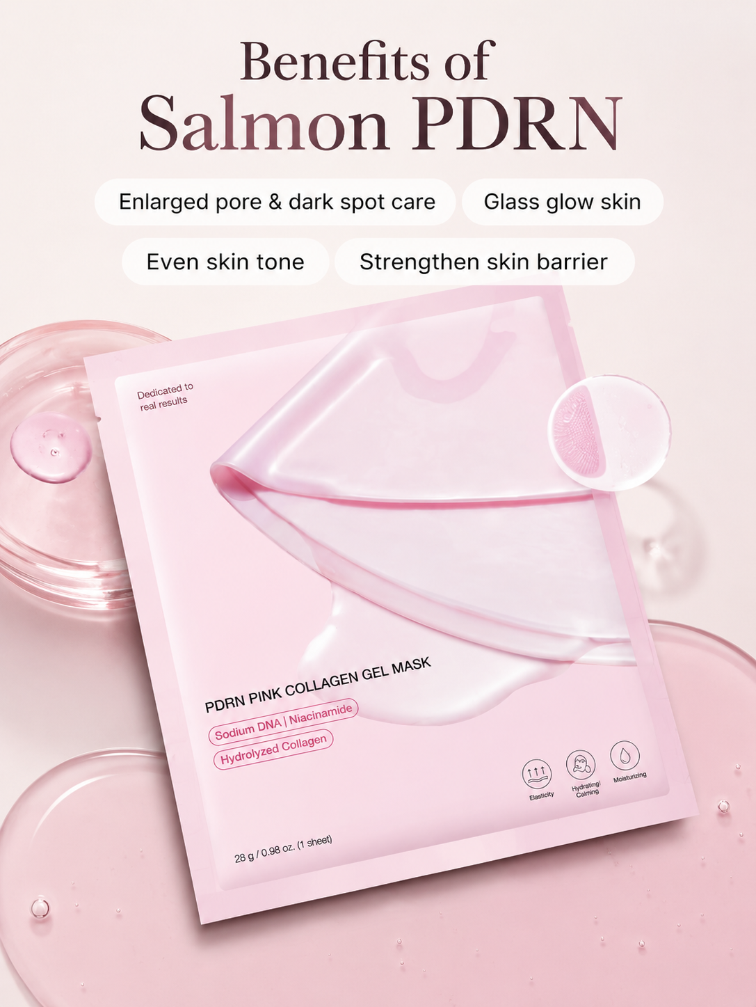 PDRN Pink Collagen Facial Mask
