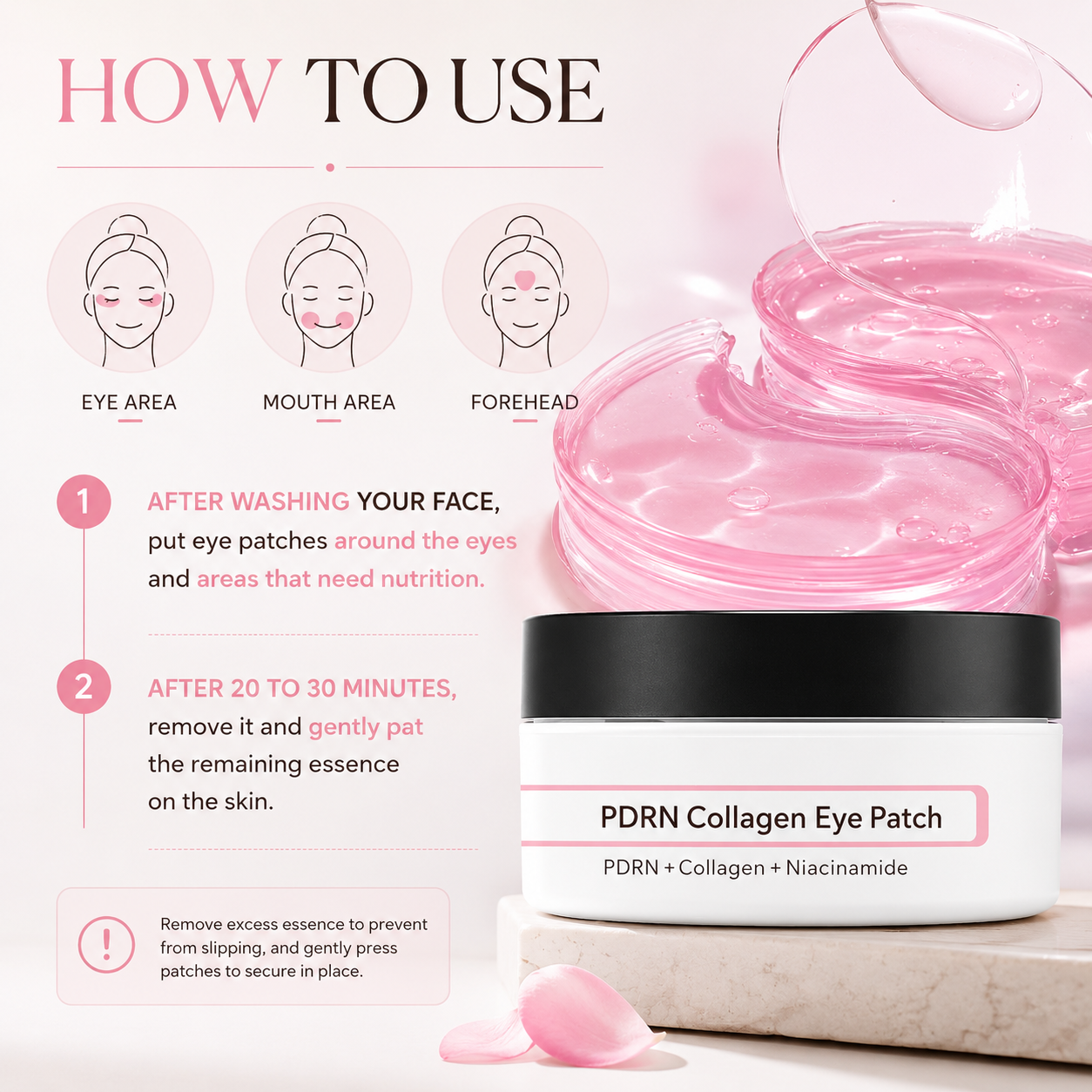 Collagen PDRN Eye Mask 60pcs