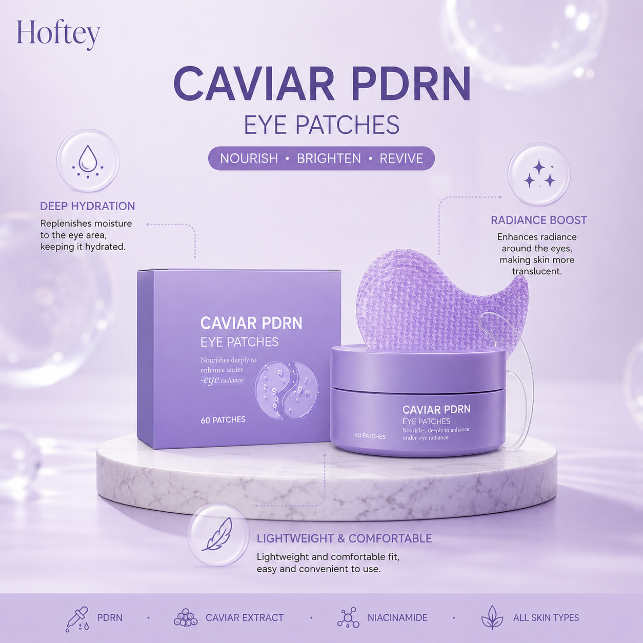 Caviar PDRN Nourishing Eye Patches