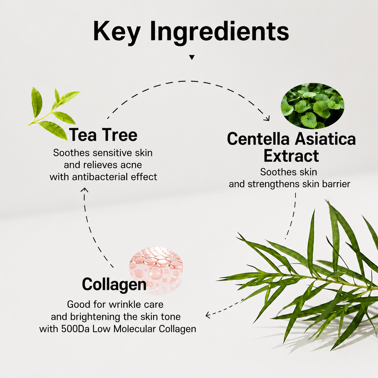 Collagen Tea Tree Moisturizing Face Mask