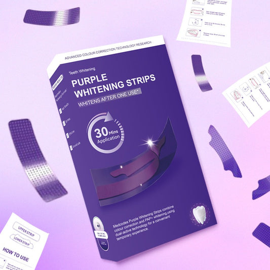 Purple Teeth Whitening Strips 7 Pairs