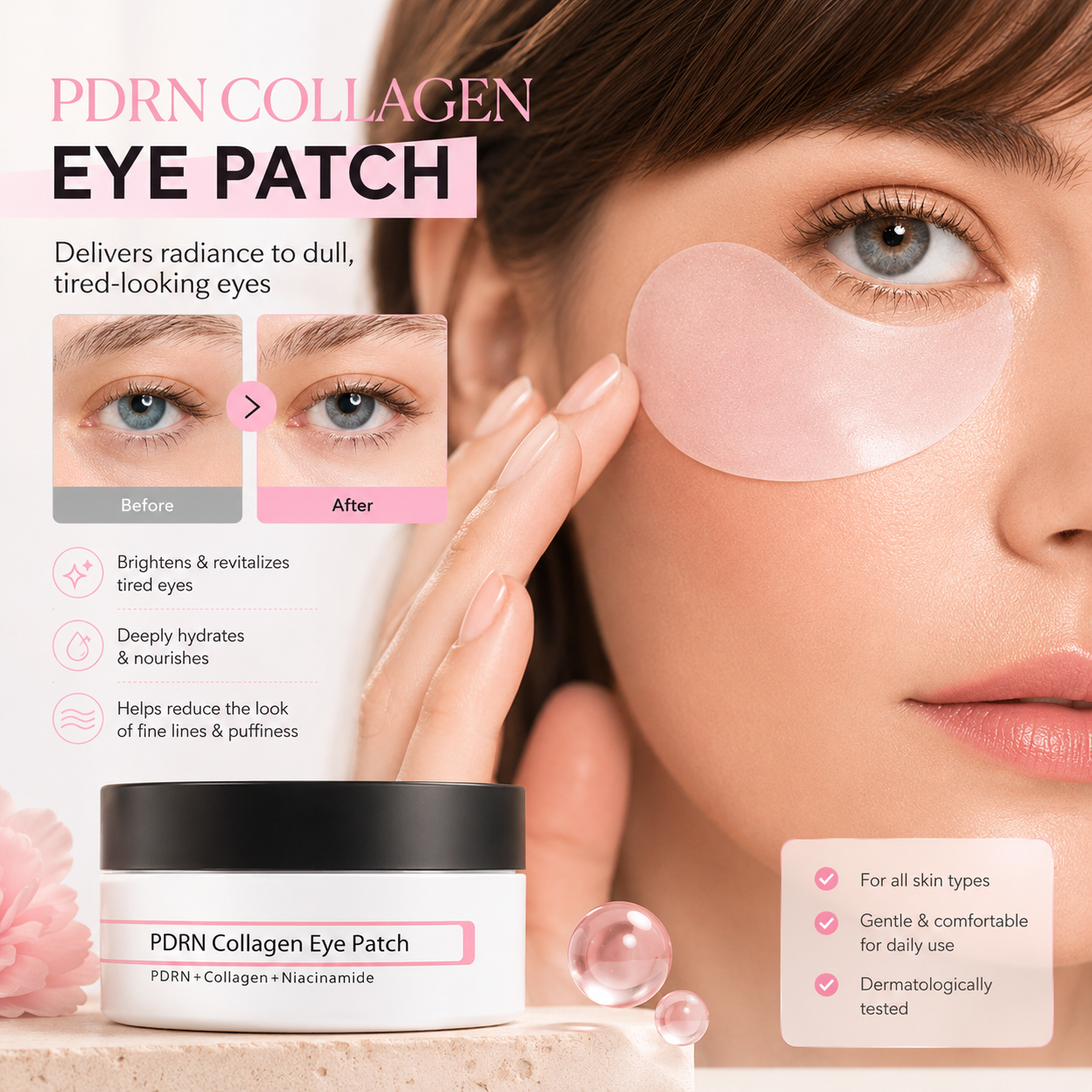 Collagen PDRN Eye Mask 60pcs