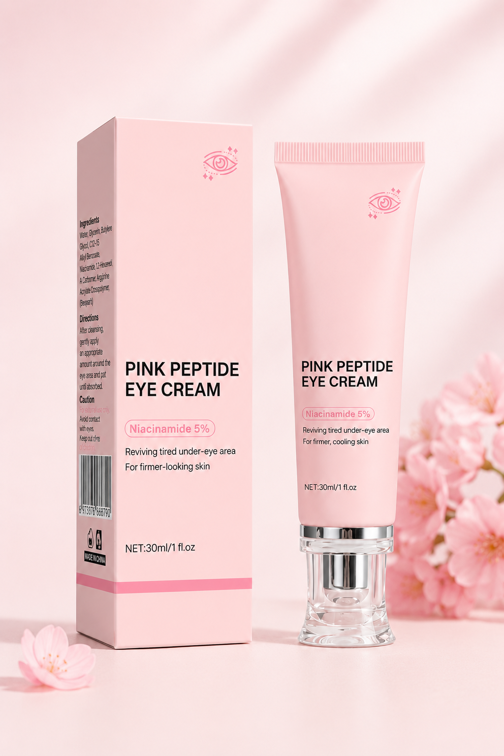 Pink Peptide Hydrating Moisturizing And Nourishing Eye Cream