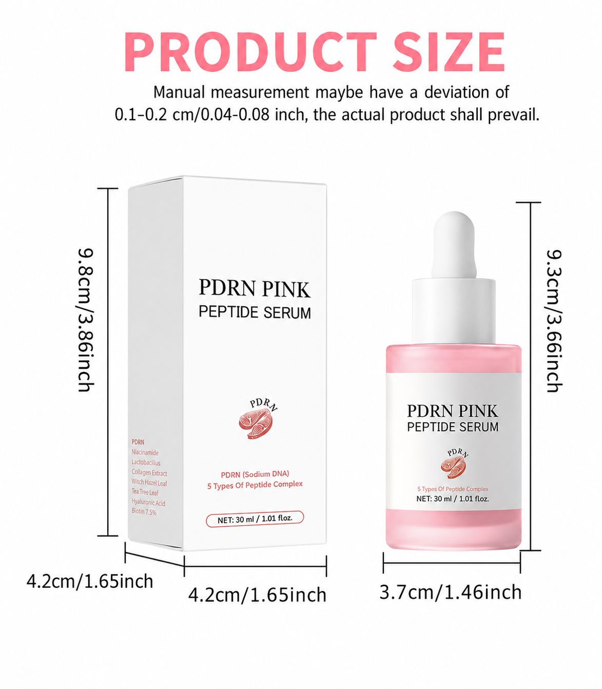 Pink Peptide Serum Moisturizing And Hydrating Facial Serum