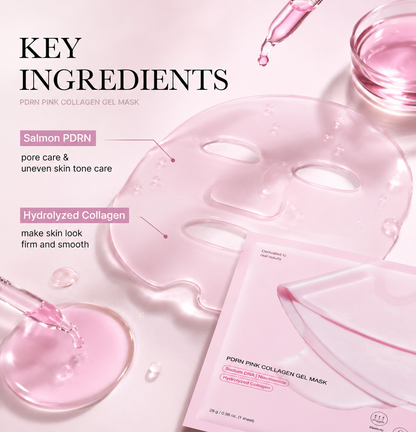 PDRN Pink Collagen Facial Mask